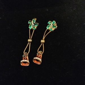 VTG Screw Back Christmas Earrings